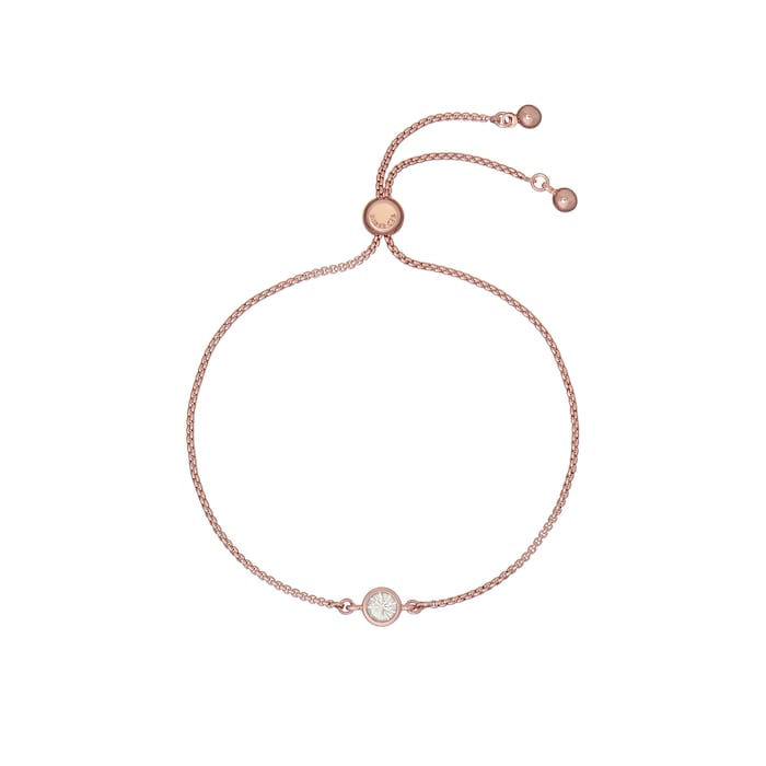 Ted Baker Rose Gold Coloured Crystal Bracelet