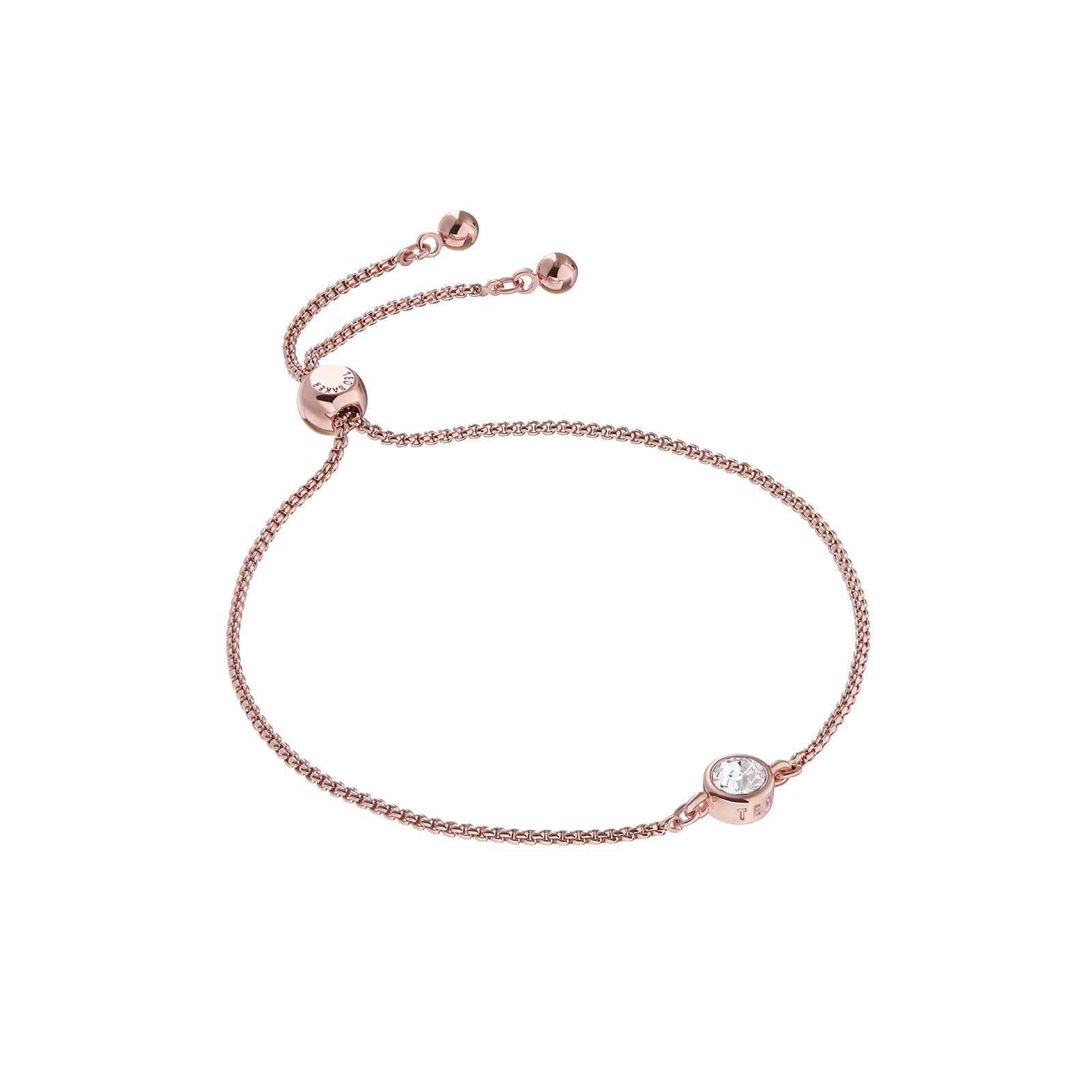 Ted Baker Rose Gold Coloured Crystal Bracelet Ted Baker Rose Gold Coloured Crystal Bracelet