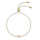 Ted Baker Yellow Gold Coloured Crystal Bracelet