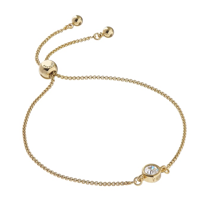 Ted Baker Yellow Gold Coloured Crystal Bracelet