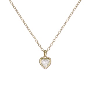 Ted Baker Ladies Yellow Gold Plated Coloured Heart Pendant