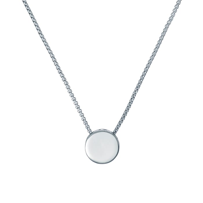 Ted Baker Ladies Silver Coloured Sparkle Dot Pendant