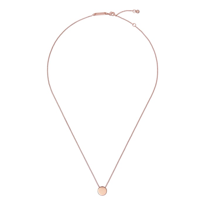 Ted Baker Ladies Rose Gold Coloured Sparkle Dot Pendant