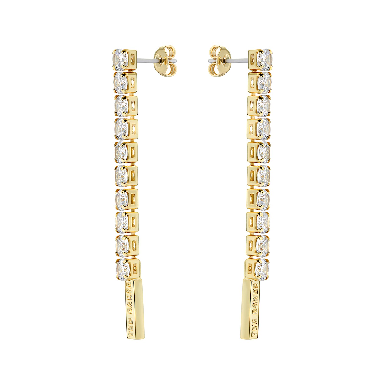 Ted Baker Mellsie Yellow Gold Coloured Crystal Drop Earrings Ted Baker Mellsie Yellow Gold Coloured Crystal Drop Earrings
