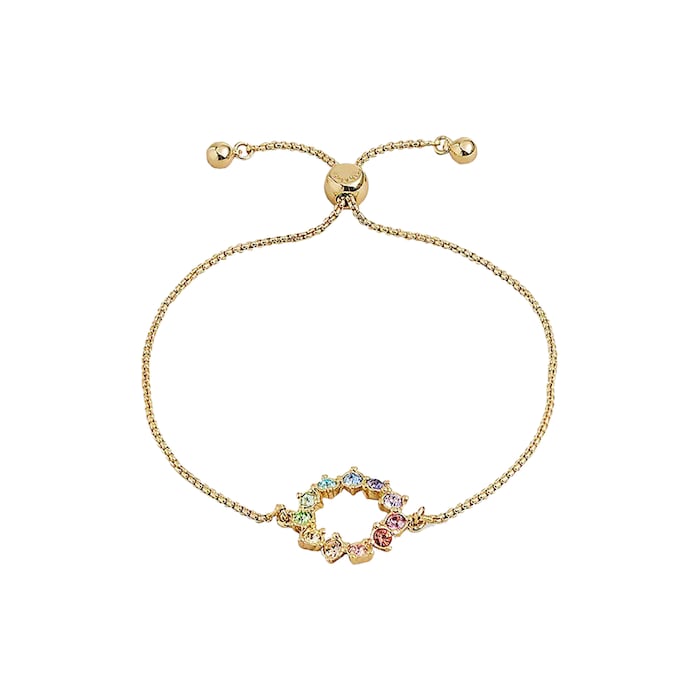 Ted Baker Cresta Crystal-Embellished Rose Gold Tone Plated Bracelet