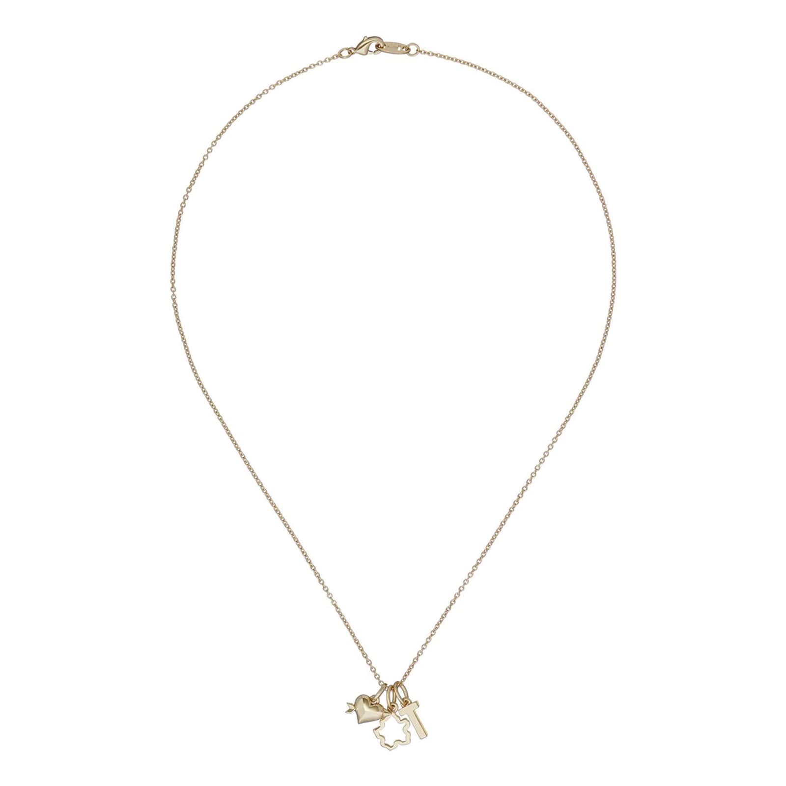 Ted Baker Amyas Charmed Yellow Gold Coloured Choker Gift Set 45cm Necklace