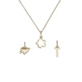 Ted Baker Amyas Charmed Gold Tone Choker Gift Set 45cm Necklace