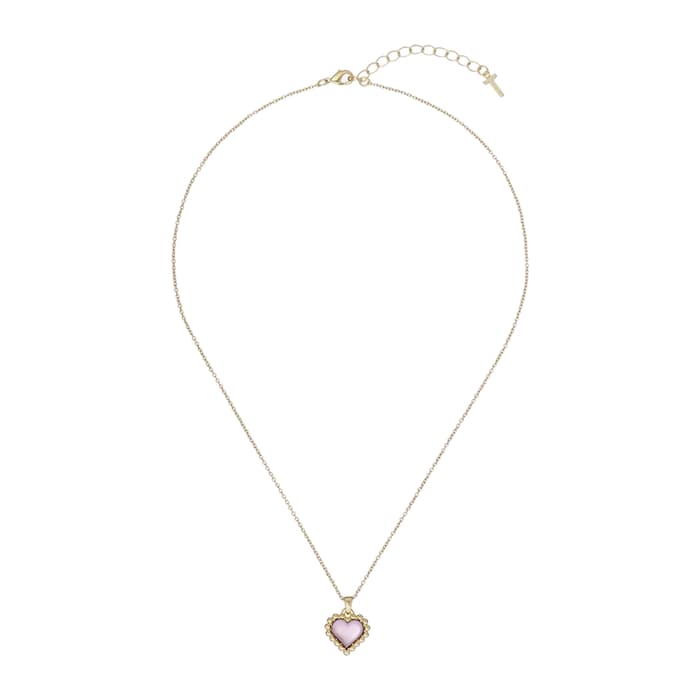 Ted Baker Harlyyn Gold Tone Heart of Glass Necklace