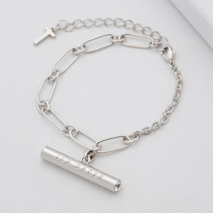 Ted Baker Tharsa Silver Coloured Tharsa T-Bar Bracelet