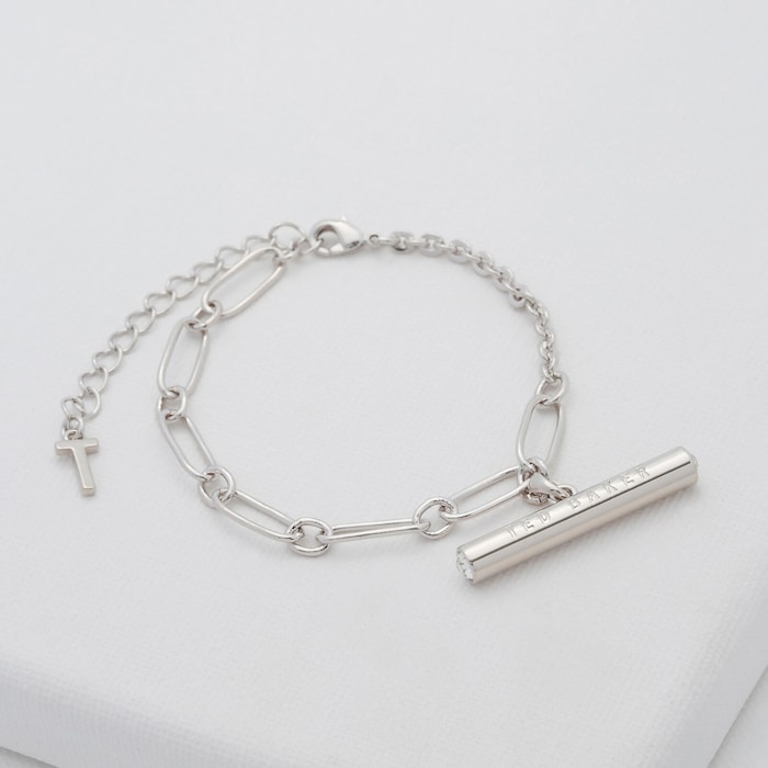 Ted Baker Tharsa Silver Coloured Tharsa T-Bar Bracelet