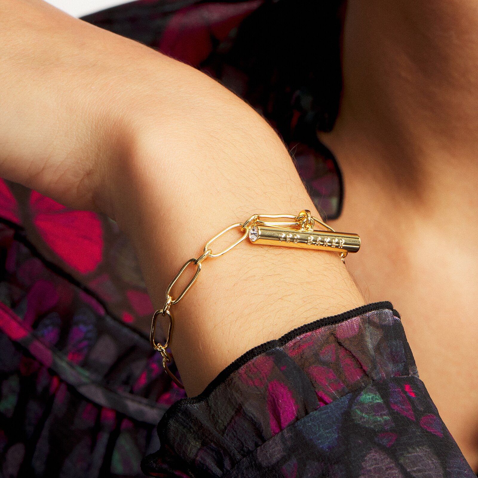 Ted Baker Tharsa Gold Coloured Tharsa T-Bar Bracelet
