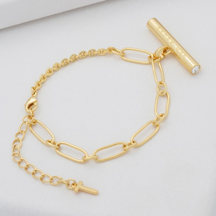 Ted Baker Tharsa Gold Coloured Tharsa T-Bar Bracelet