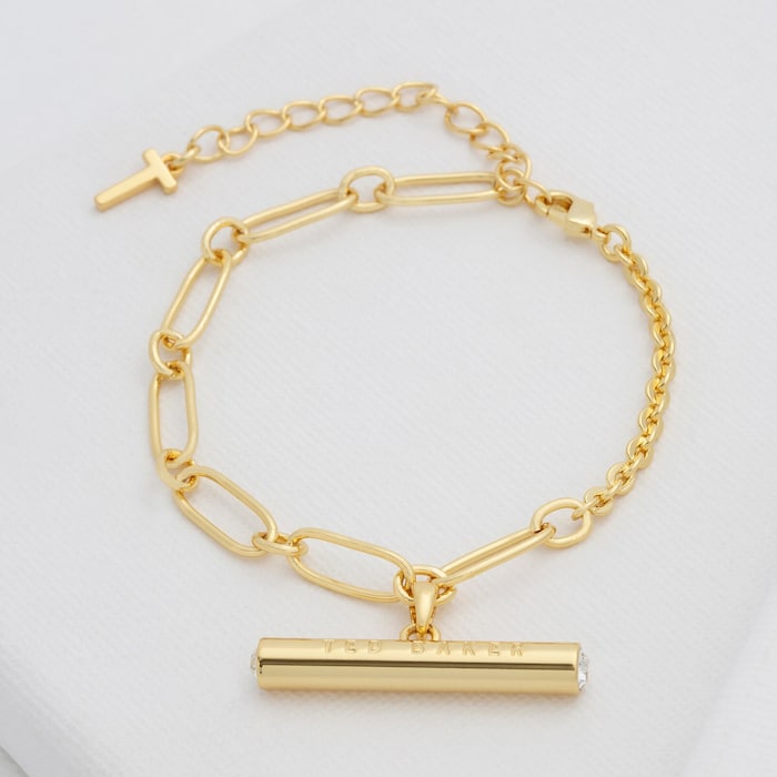 Ted Baker Tharsa Gold Coloured Tharsa T-Bar Bracelet