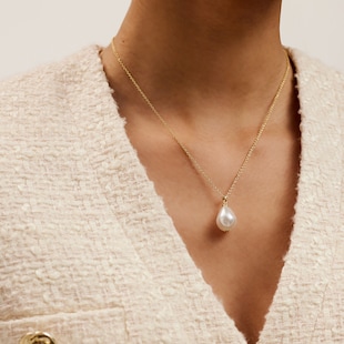 Ted Baker Parmlia Yellow Gold Coloured Icon Pearl Necklace