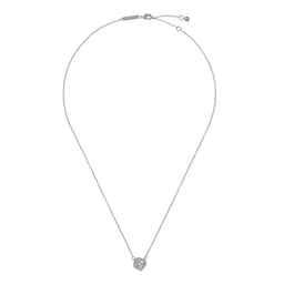 37240904 - FLORITA Silver Coloured Crystal Flower Pendant
