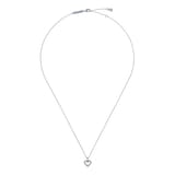 Ted Baker AMORE Halo Heart Silver Coloured Crystal Heart Pendant