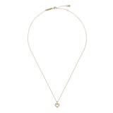 Ted Baker AMORE Halo Heart Yellow Gold Coloured Crystal Heart Pendant