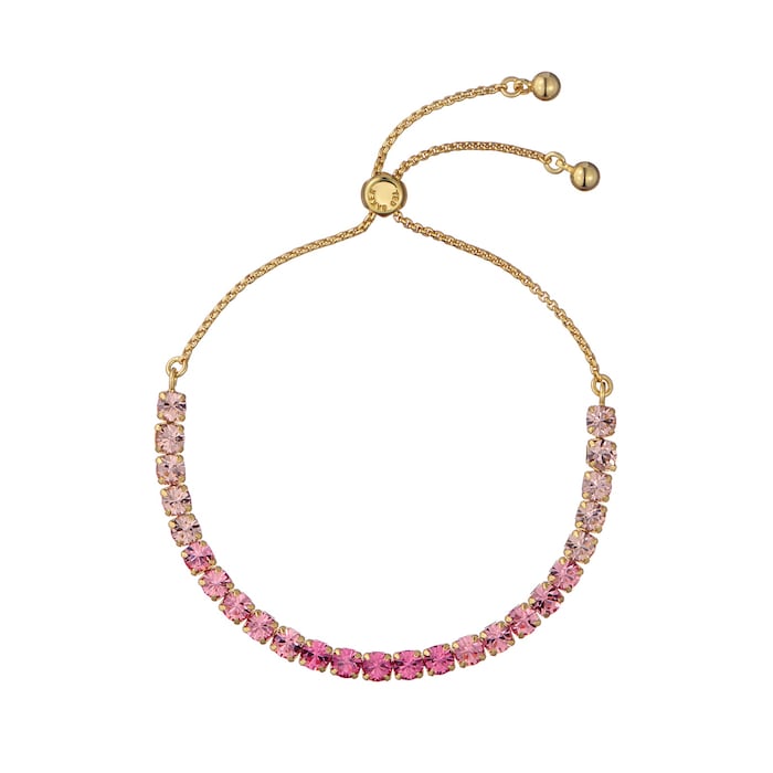 Ted Baker MELRAH Icon Yellow Gold Coloured Crystal Tennis Bracelet