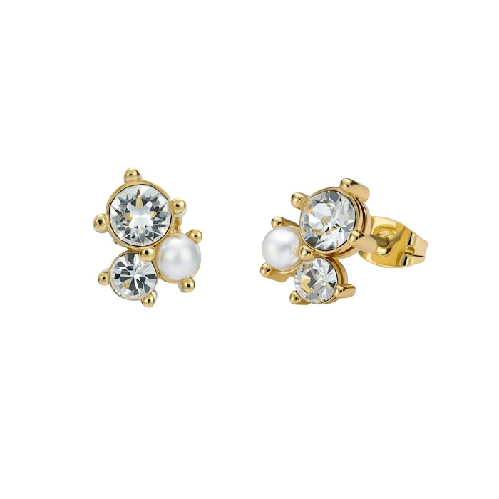 Ted Baker JOYAA Jewel Cluster Yellow Coloured Crystal Stud Earrings