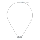 Ted Baker Clarita White Gold Coloured Crystal Pendant