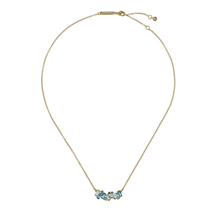 Ted Baker Clarita Yellow Gold Coloured Multi Coloured Crystal Pendant