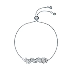 37240920 - Clarrie White Gold Coloured Crystal Cluster Bracelet