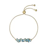 Ted Baker Clarrie Yellow Gold Coloured Crystal Cluster Bracelet