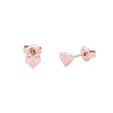 Ted Baker ELLIOT Rose Gold Coloured Heart Stud Earrings