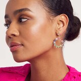 Ted Baker CRISSTY Yellow Gold Coloured Rainbow Crystal Drop Earrings