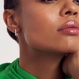 Ted Baker SENRII Yellow Gold Coloured Small Square Hinge Earrings