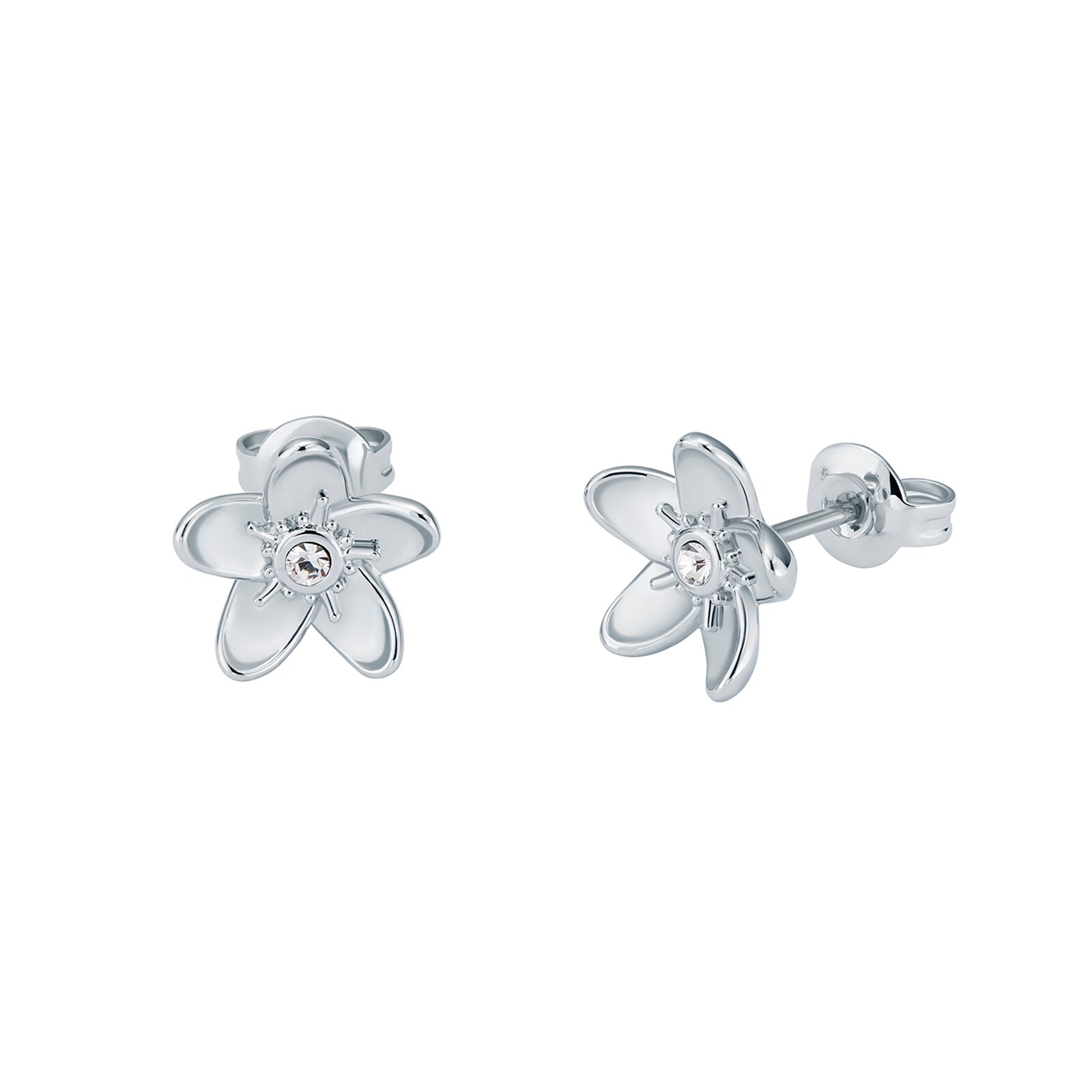 Ted Baker BEAAUU Silver Coloured Blossom Stud Earrings
