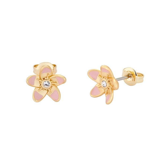Ted Baker BEAAUU Yellow Gold Coloured Blossom Stud Earrings