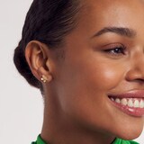Ted Baker BEAAUU Yellow Gold Coloured Blossom Stud Earrings