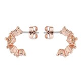 Ted Baker CRESITA Rose Gold Coloured Crystal Nano Hoop  Earrings