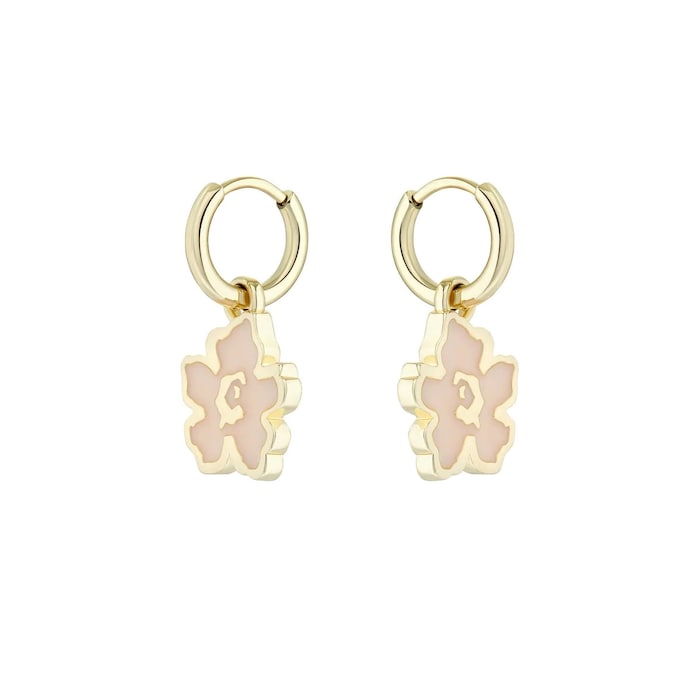 Ted Baker LARLI Yellow Gold Tone Huggie Earrings