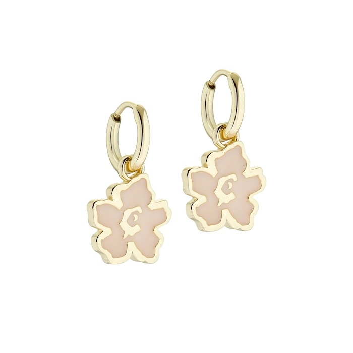 Ted Baker LARLI Yellow Gold Tone Huggie Earrings