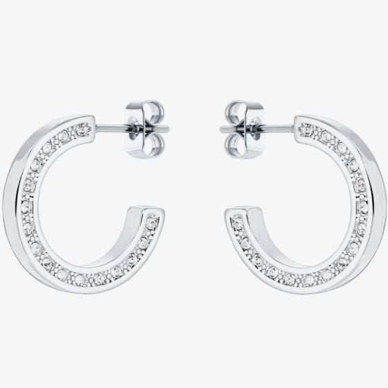 Ted Baker SENATTA Silver Coloured Hoop Earrings