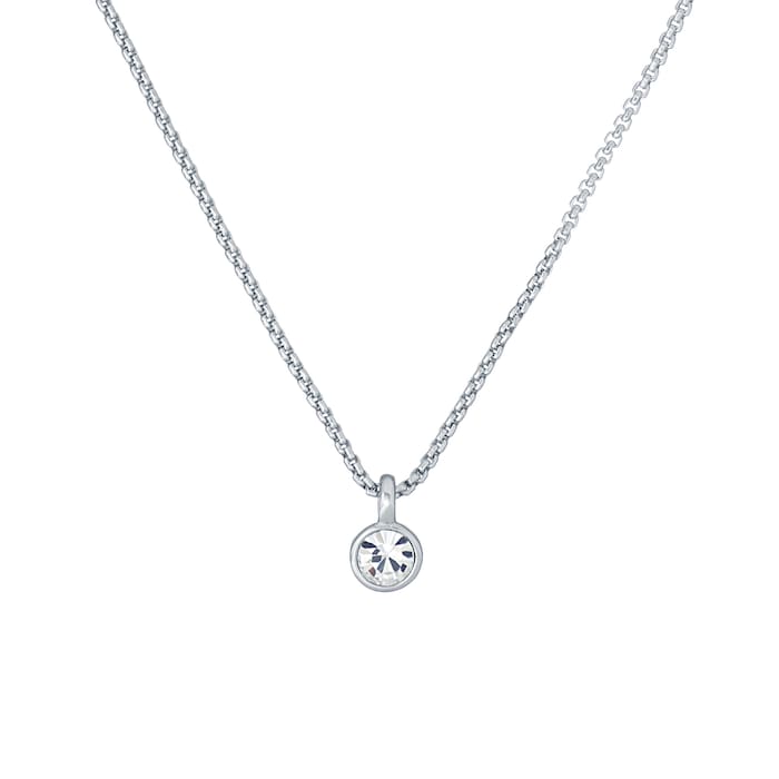 Ted Baker SININAA Silver Coloured Crystal Pendant