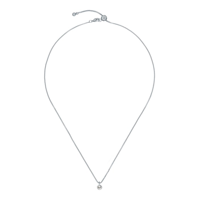 Ted Baker SININAA Silver Coloured Crystal Pendant