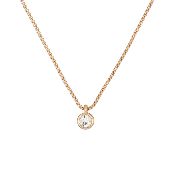 Ted Baker SININAA Yellow Gold Coloured Crystal Pendant