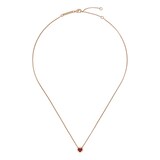 Ted Baker HARPARH Yellow Gold Plated Heart Rock Pendant