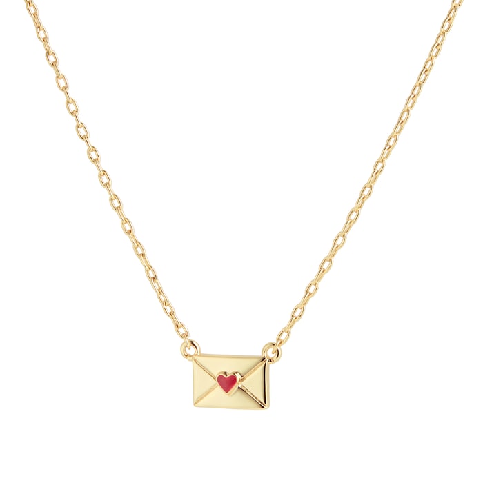 Ted Baker LARESSA Yellow Gold Plated Love Letter Pendant