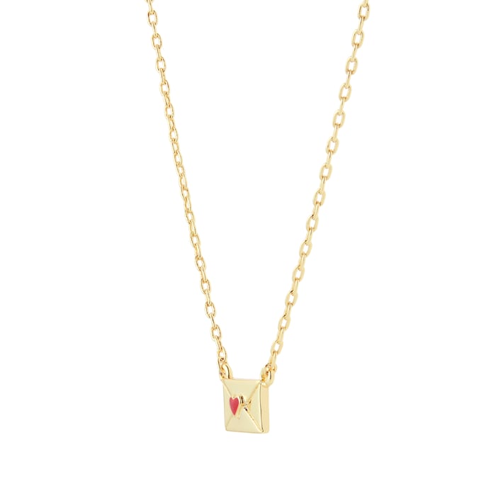 Ted Baker LARESSA Yellow Gold Plated Love Letter Pendant