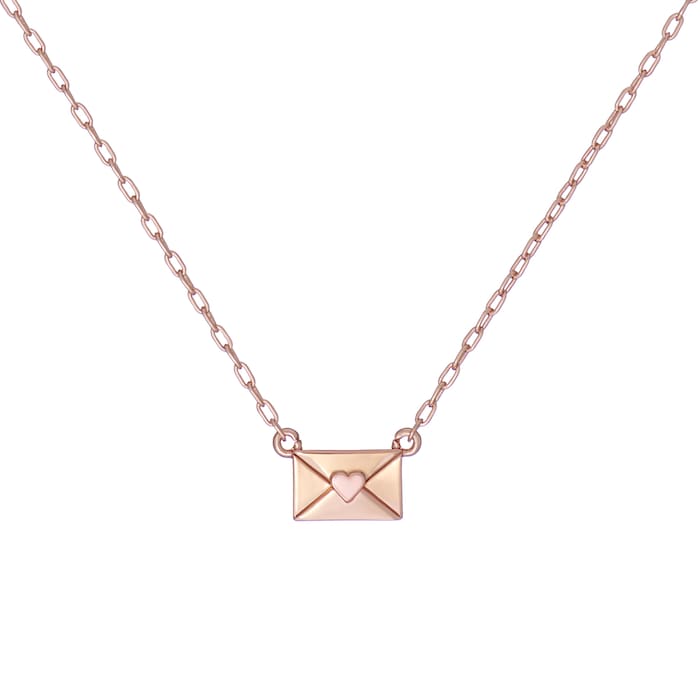 Ted Baker LARESSA Rose Gold Plated Love Letter Pendant