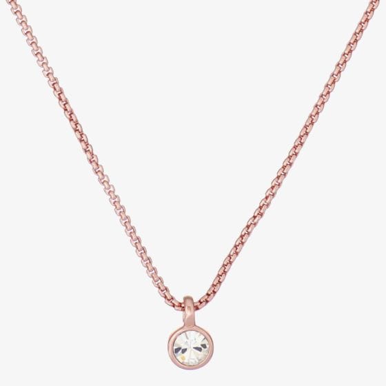 Ted Baker SININAA Rose Gold Coloured Crystal Pendant