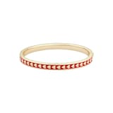 Ted Baker ELLIEE Yellow Gold Plated Enamel Heart Bangle