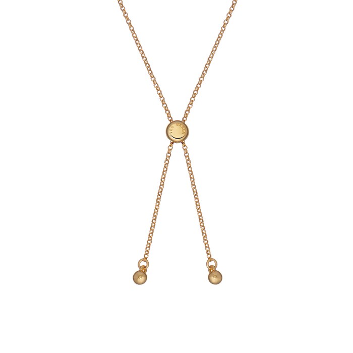 Ted Baker LARSELA Yellow Gold Plated Love Letter Charm Bracelet