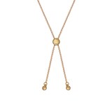 Ted Baker LARSELA Yellow Gold Plated Love Letter Charm Bracelet