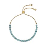 Ted Baker Melrah Yellow Gold Coloured Crystal Tennis Bracelet