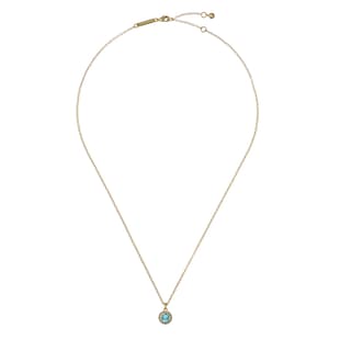 Ted Baker Soltell Yellow Gold Coloured Sparkle Crystal Pendant